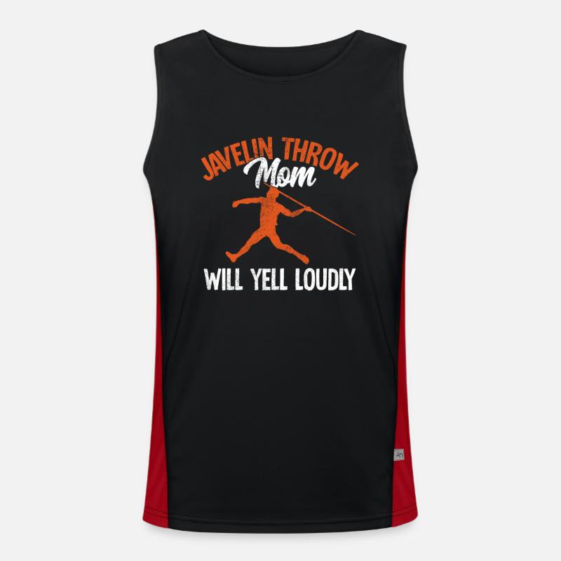 Speerwurfstrecker Leichtathletik Speerwerfer Funktionelles Kontrast-Tank Top für Männer 