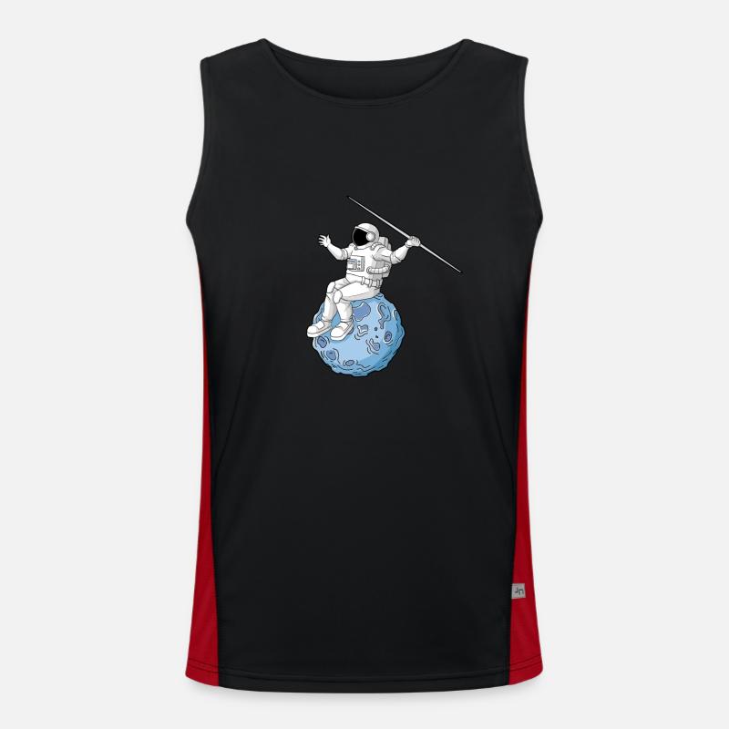 Lancer du javelot athlétisme Lanceur de javelot Débardeur respirant contrasté Homme 