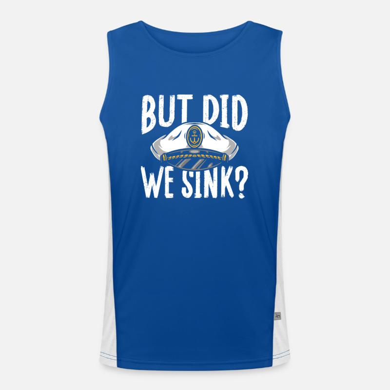 But have we sunk? Men's Functional Contrast Tank Top 