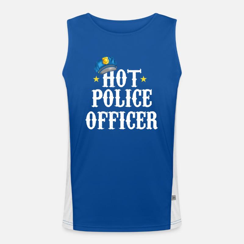Costume d’uniforme de policier Débardeur respirant contrasté Homme 