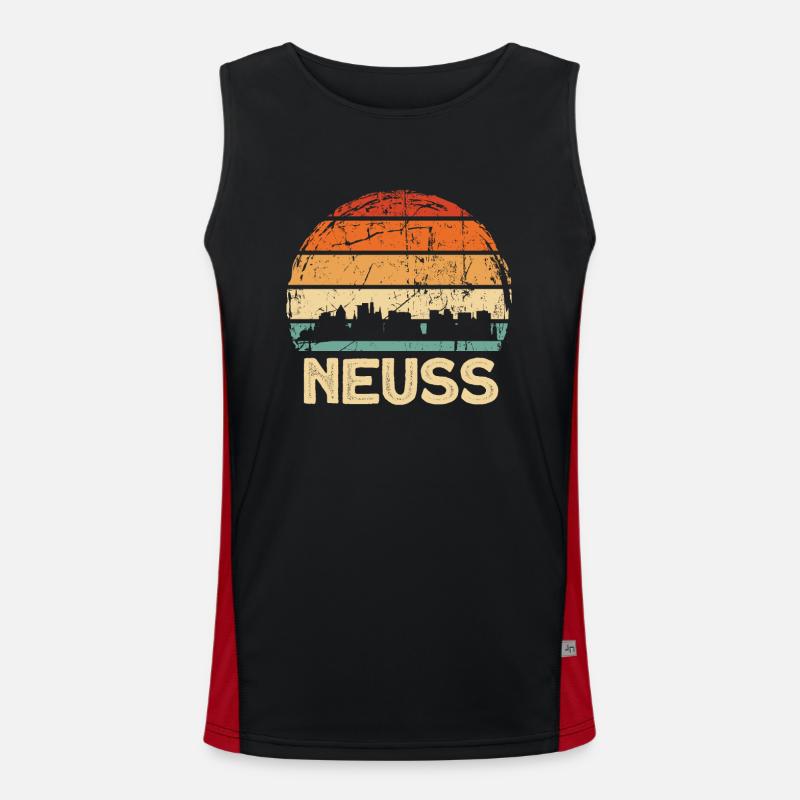 Neuss Funktionelles Kontrast-Tank Top für Männer 