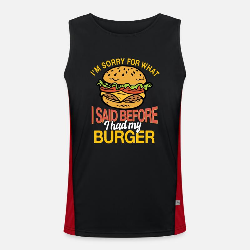 Burger Débardeur respirant contrasté Homme 