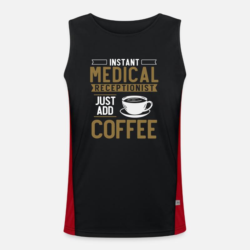 Physician assistant, receptionist Men's Functional Contrast Tank Top 
