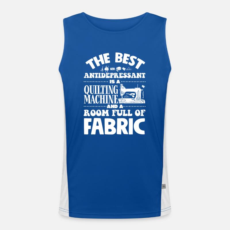 Quilting, Knitting, Sewing Machines, Sewing Men's Functional Contrast Tank Top 