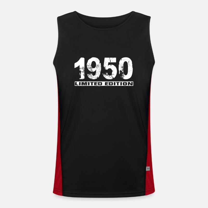 Édition limitée 1950 Débardeur respirant contrasté Homme 