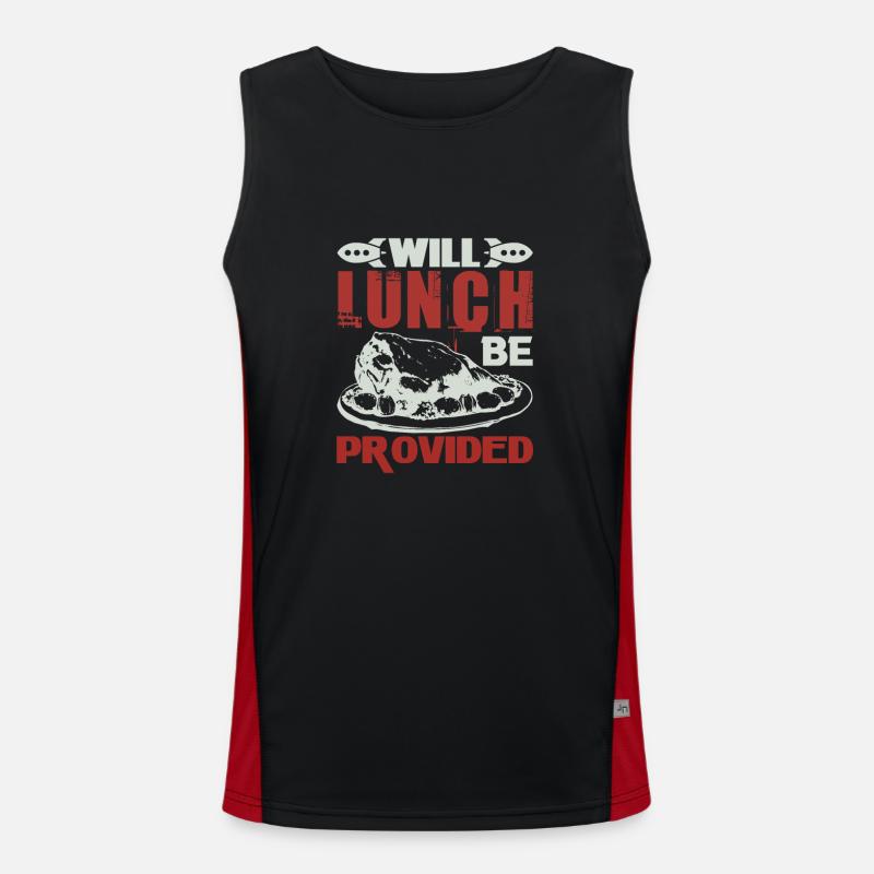 WIRD MITTAGESSEN ZUR VERFÜGUNG GESTELLT Funktionelles Kontrast-Tank Top für Männer 