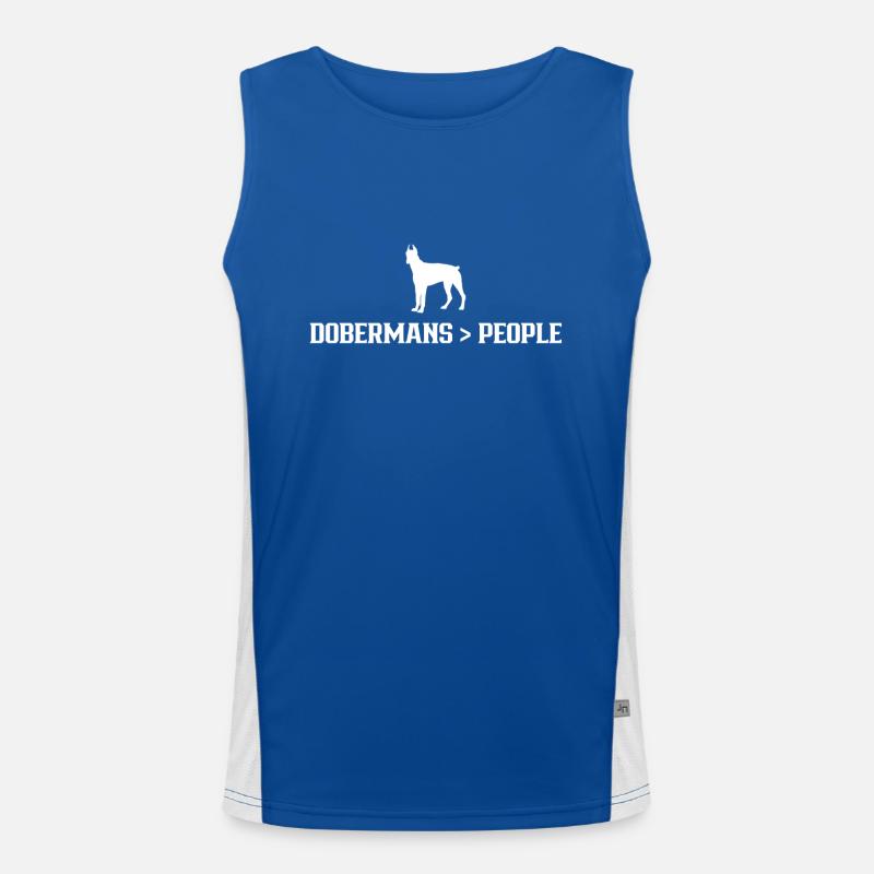 Dobermans > Peuple Doberman Chiens Doberman Débardeur respirant contrasté Homme 