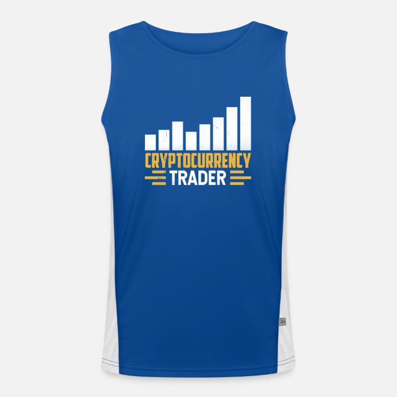 Kryptowährungs Händler Krypto Trader Crypto Funktionelles Kontrast-Tank Top für Männer 