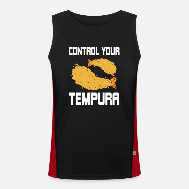 Tempura Débardeur respirant contrasté Homme 