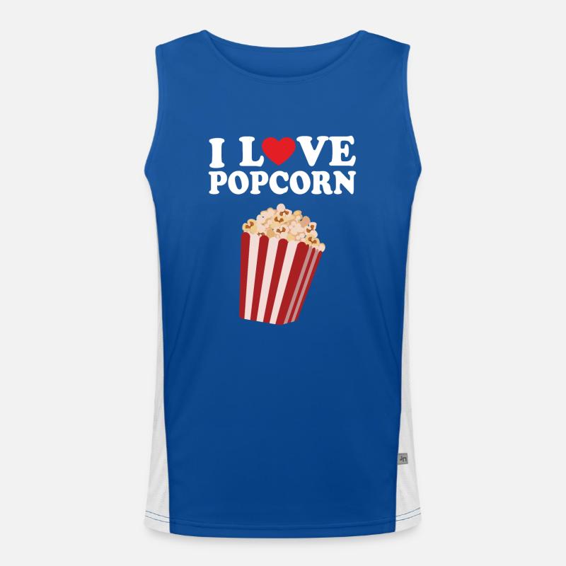 Popcorn Funktionelles Kontrast-Tank Top für Männer 