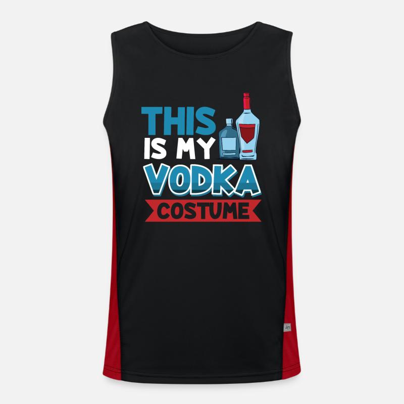 Ceci est mon costume de vodka Débardeur respirant contrasté Homme 