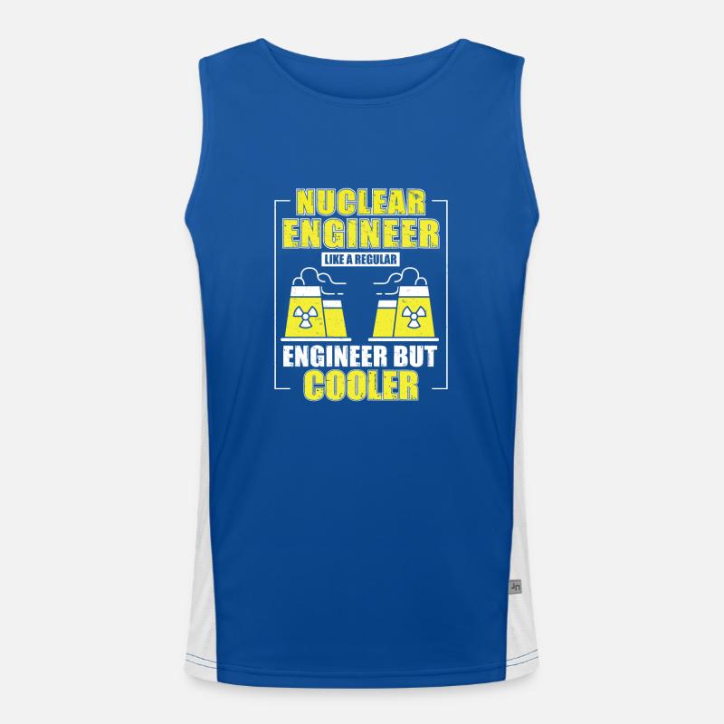 Nuclear Engineer Like a Normal Engineer Men's Functional Contrast Tank Top 