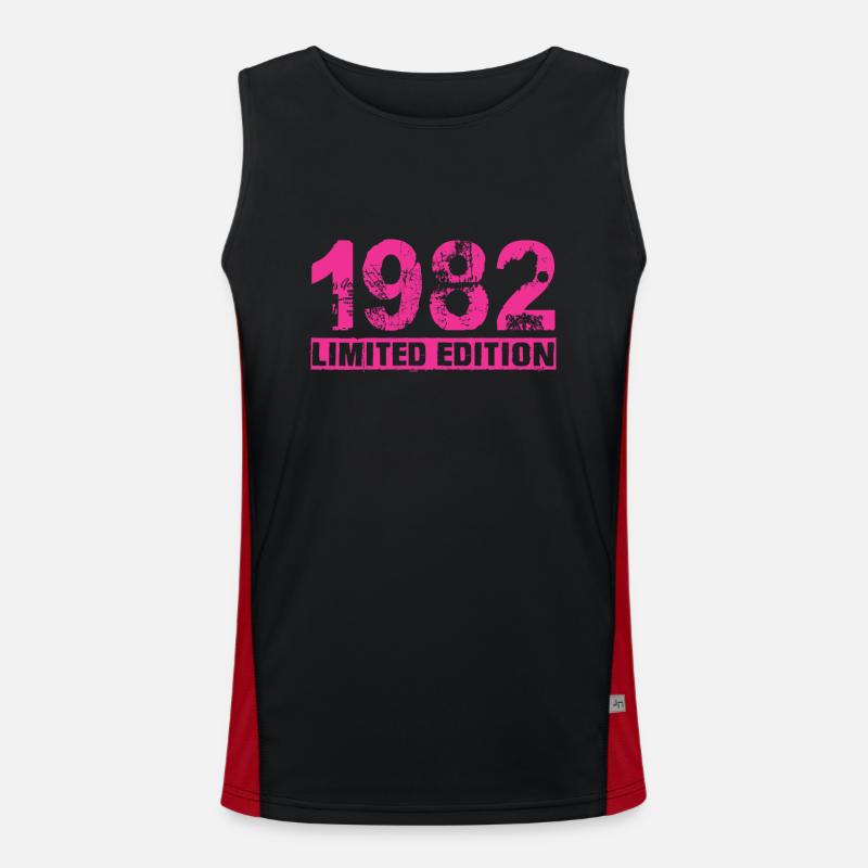 Limited Edition 1982 Funktionelles Kontrast-Tank Top für Männer 