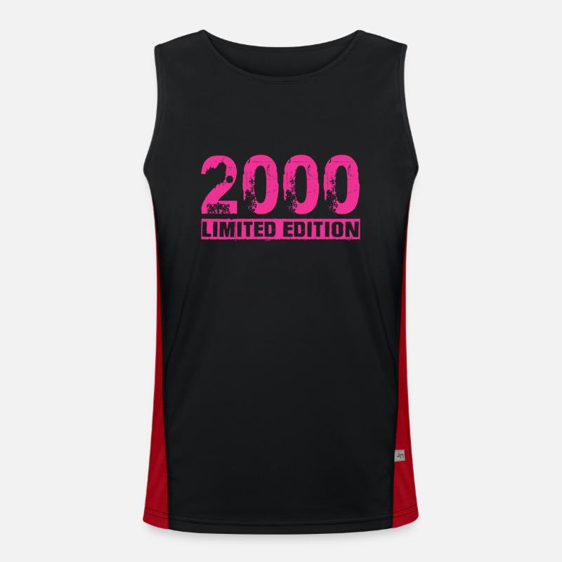 Limited Edition 2000 Funktionelles Kontrast-Tank Top für Männer 
