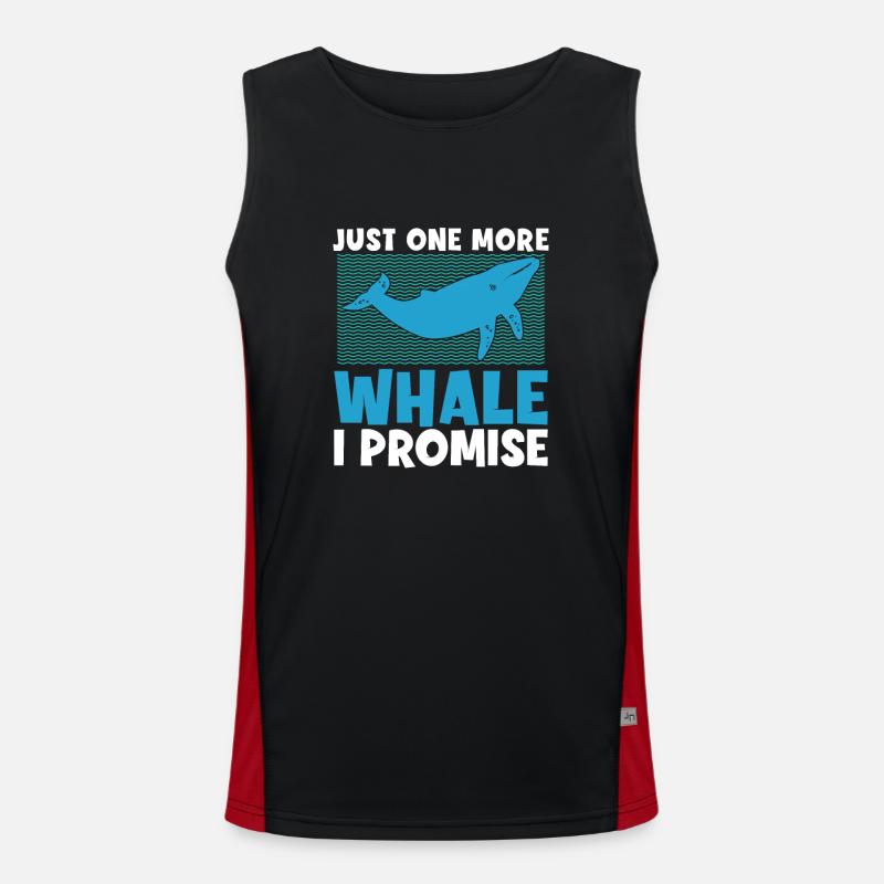 Walbeobachtung noch einen Wal Ich verspreche ein Funktionelles Kontrast-Tank Top für Männer 