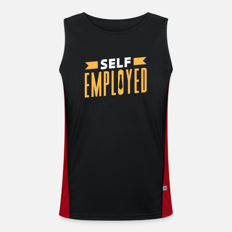 Self-employed Freelancer Freelancer Men's Functional Contrast Tank Top 