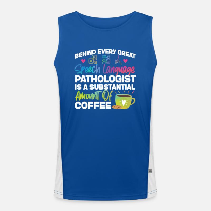 Speech Therapist Therapy Assistant Funktionelles Kontrast-Tank Top für Männer 