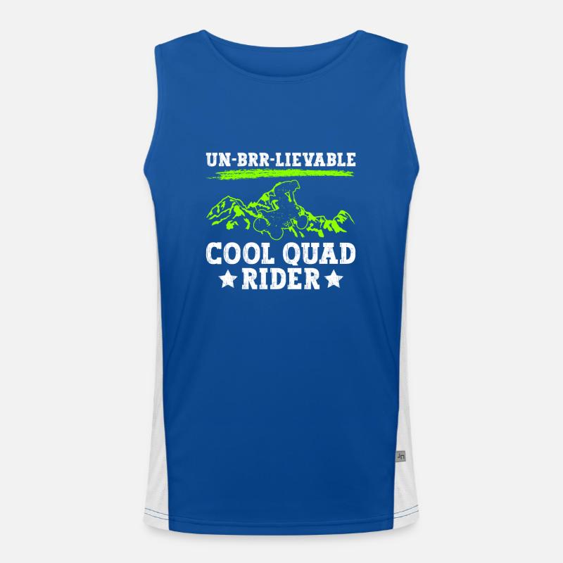 Quadfahrer Quad Funktionelles Kontrast-Tank Top für Männer 