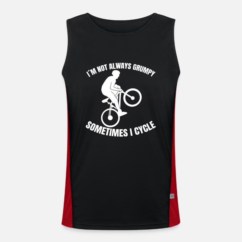 Bicycle Cyclists Cyclists Cyclists Cycling Men's Functional Contrast Tank Top 