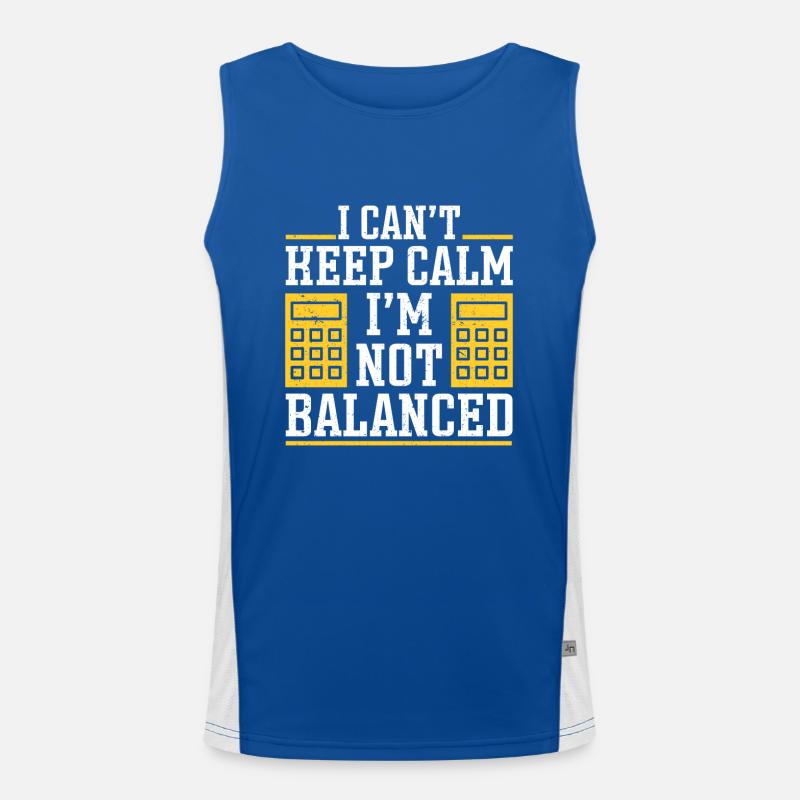 Comptable Donation Comptabilité Impôt CPA Débardeur respirant contrasté Homme 