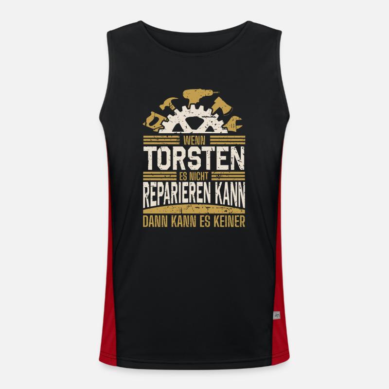 Torsten Name Geschenk Geburtstag Funktionelles Kontrast-Tank Top für Männer 