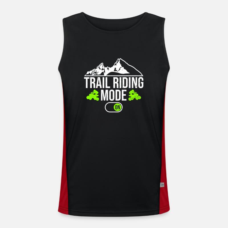 Quad Trail Riding Quadfahrer Débardeur respirant contrasté Homme 