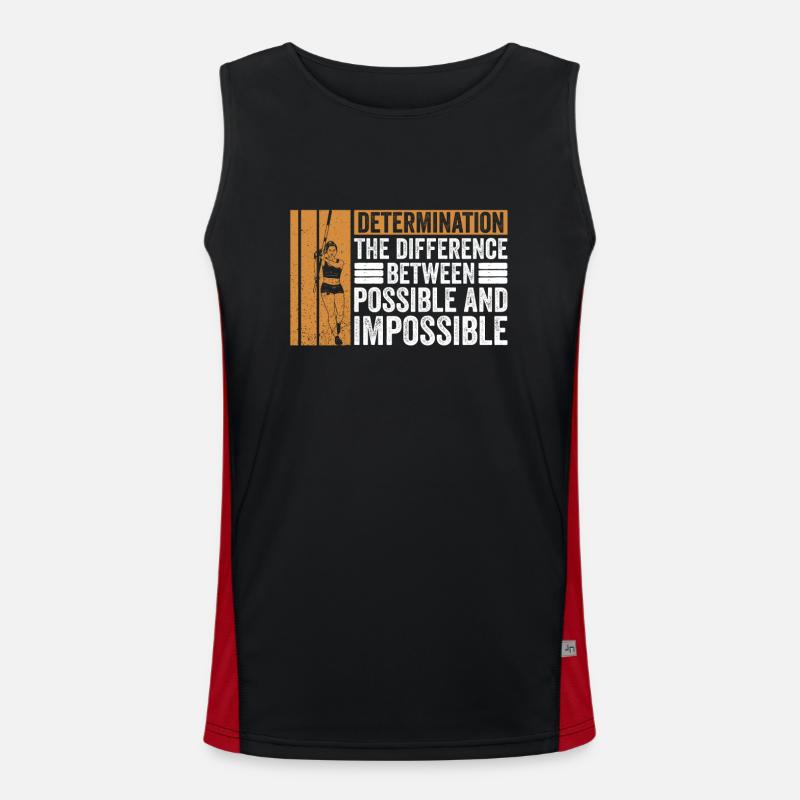 Stabhochspringer Stabhochspringen Funktionelles Kontrast-Tank Top für Männer 