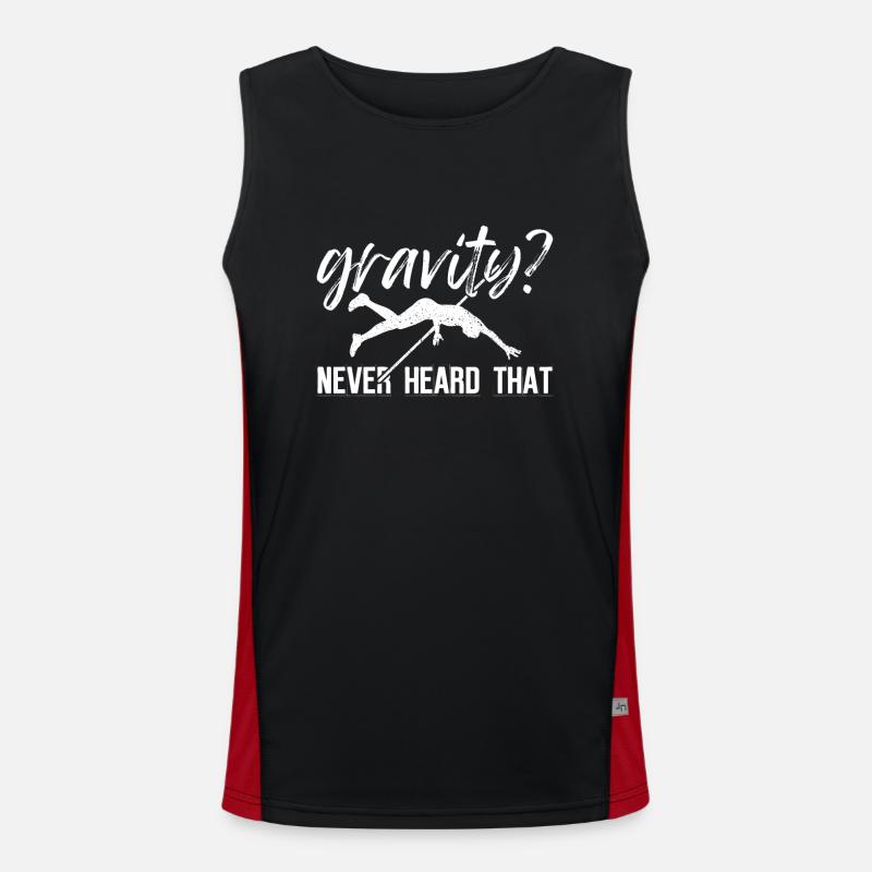 Stabhochspringer Stabhochsprung Stabhochspringen Funktionelles Kontrast-Tank Top für Männer 