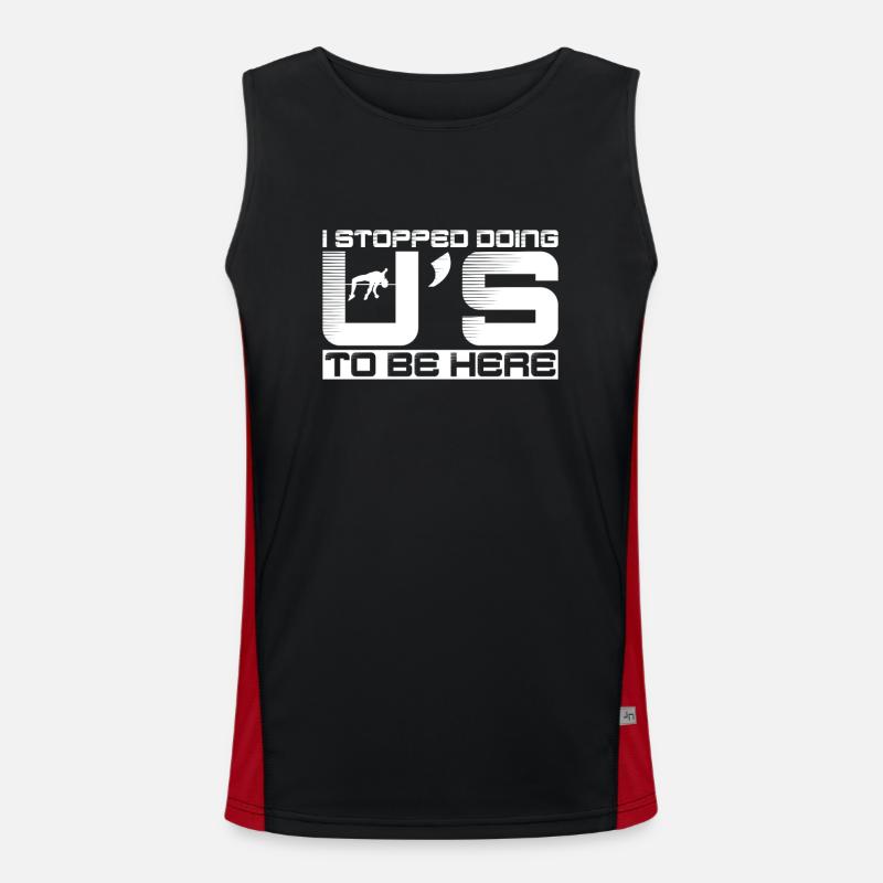 Stabhochspringen Funktionelles Kontrast-Tank Top für Männer 