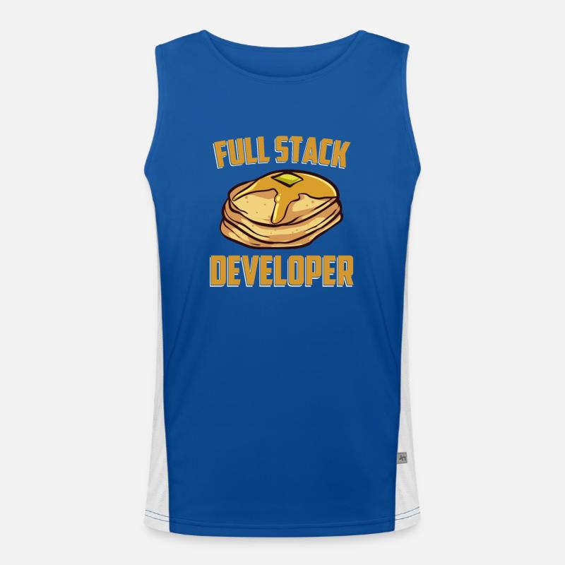 Développeur Full Stack - Programmeur informatique Débardeur respirant contrasté Homme 
