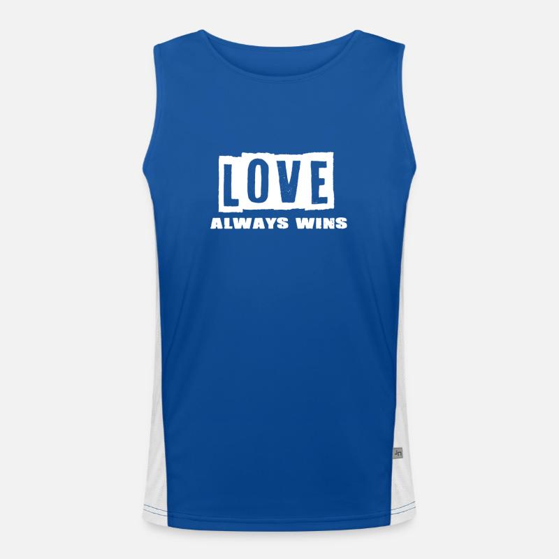 Amour Débardeur respirant contrasté Homme 