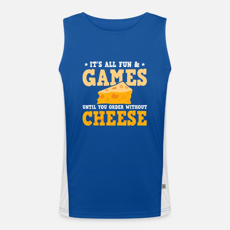 Gouda cheese Men's Functional Contrast Tank Top 