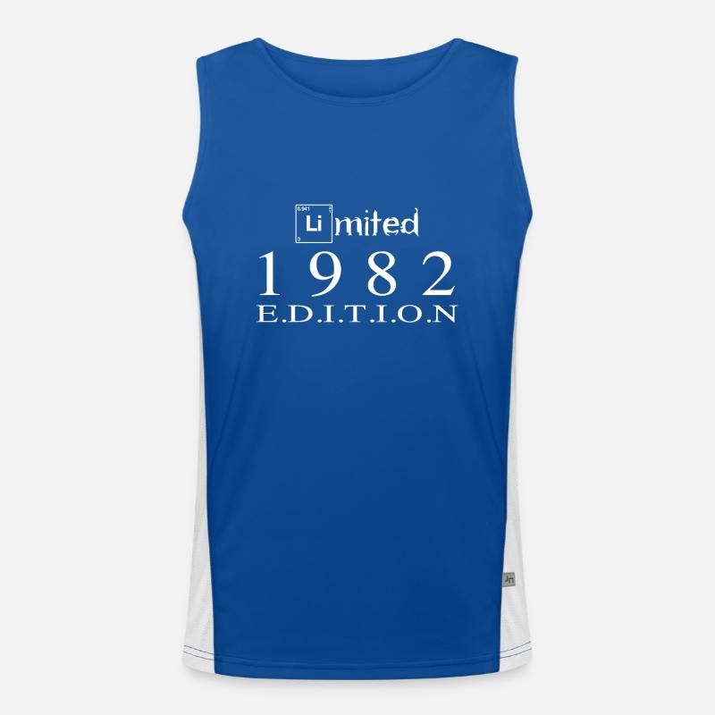 Limited Edition 1982 Funktionelles Kontrast-Tank Top für Männer 