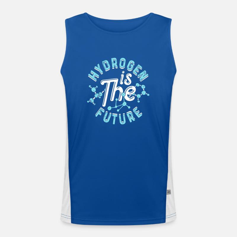 L’hydrogène est le futur élément hydrogène Débardeur respirant contrasté Homme 