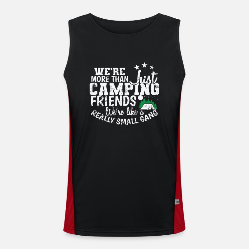 Nous sommes plus que de simples amis de camping Débardeur respirant contrasté Homme 