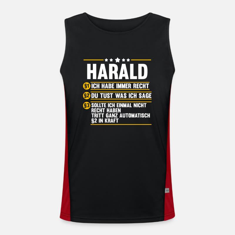 Harald Funktionelles Kontrast-Tank Top für Männer 