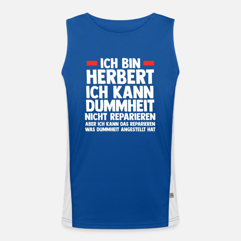 Herbert Funktionelles Kontrast-Tank Top für Männer 