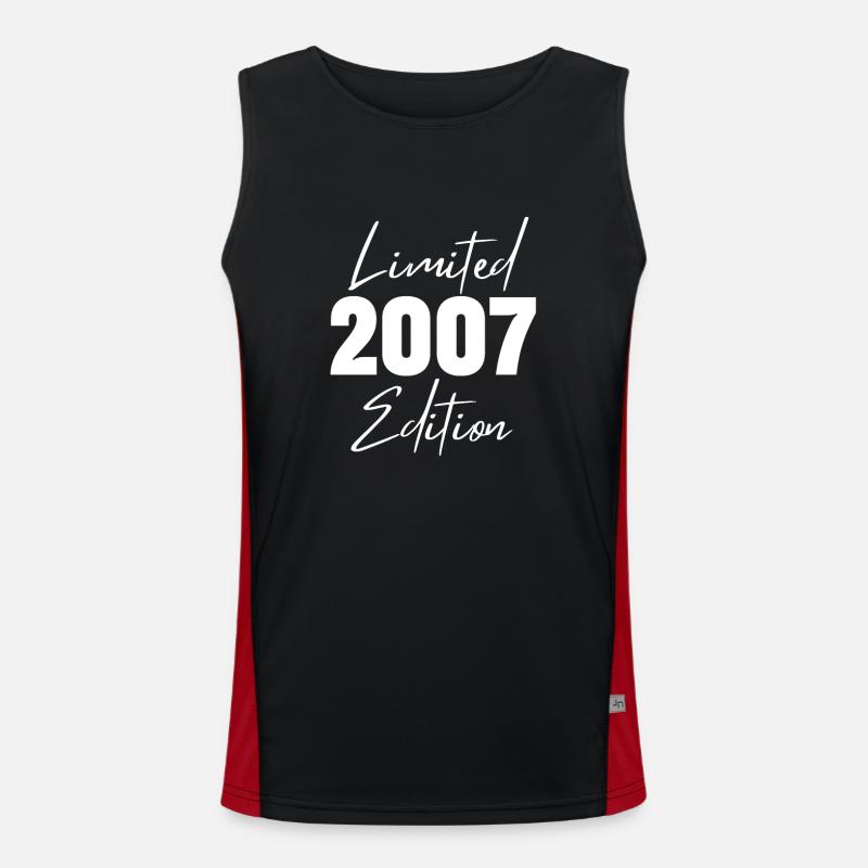 2007 Limited Edition Funktionelles Kontrast-Tank Top für Männer 