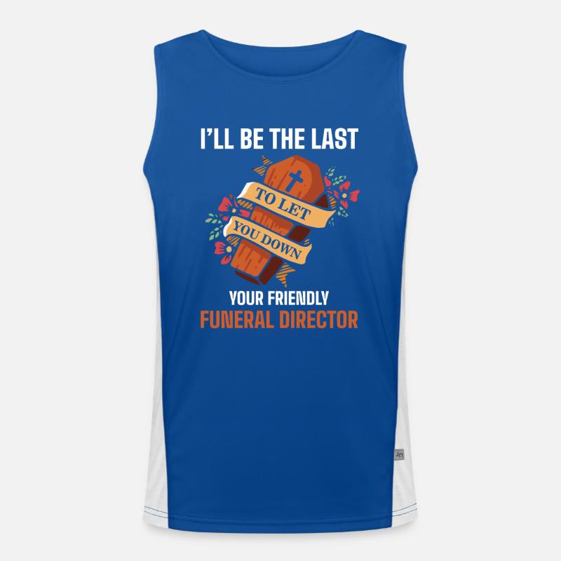 Funeral Directors Men's Functional Contrast Tank Top 