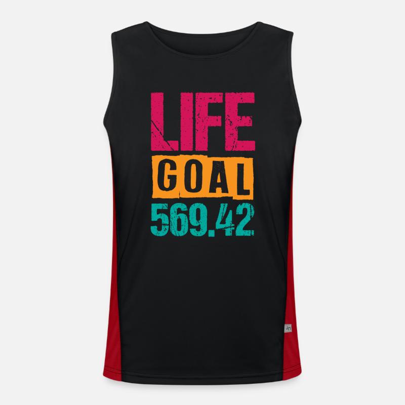 Medical encoder, programmer Men's Functional Contrast Tank Top 