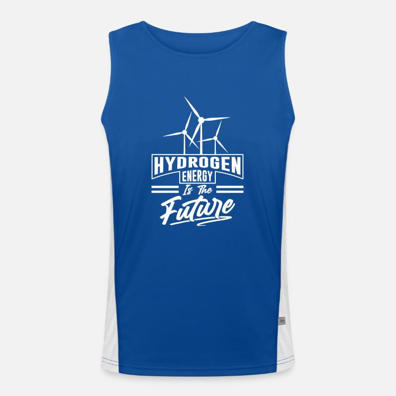 Hydrogen is the future Element Hydrogen Men's Functional Contrast Tank Top 