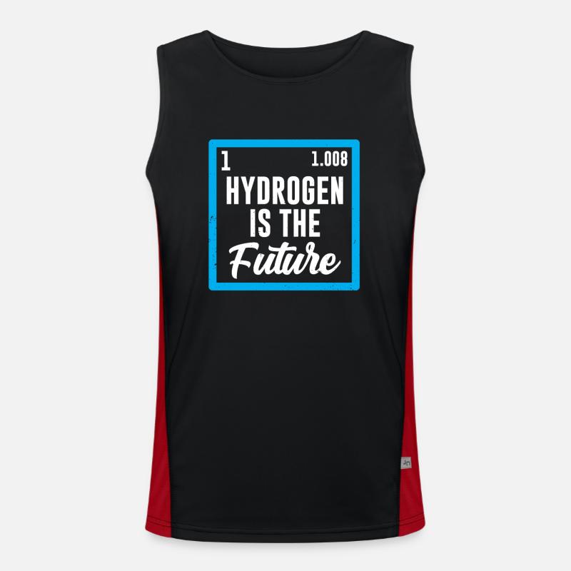 L’hydrogène est le futur élément hydrogène Débardeur respirant contrasté Homme 