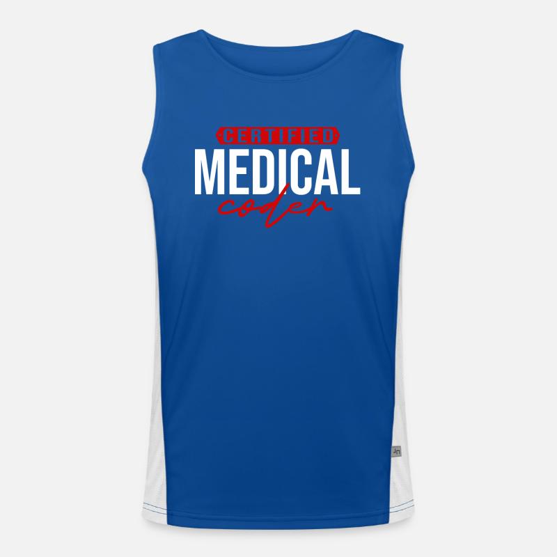 Codeur médical Programmeur médical Débardeur respirant contrasté Homme 