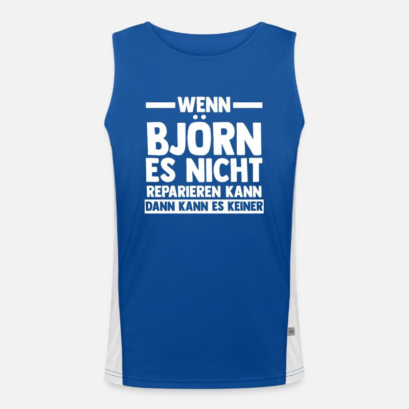Björn Funktionelles Kontrast-Tank Top für Männer 