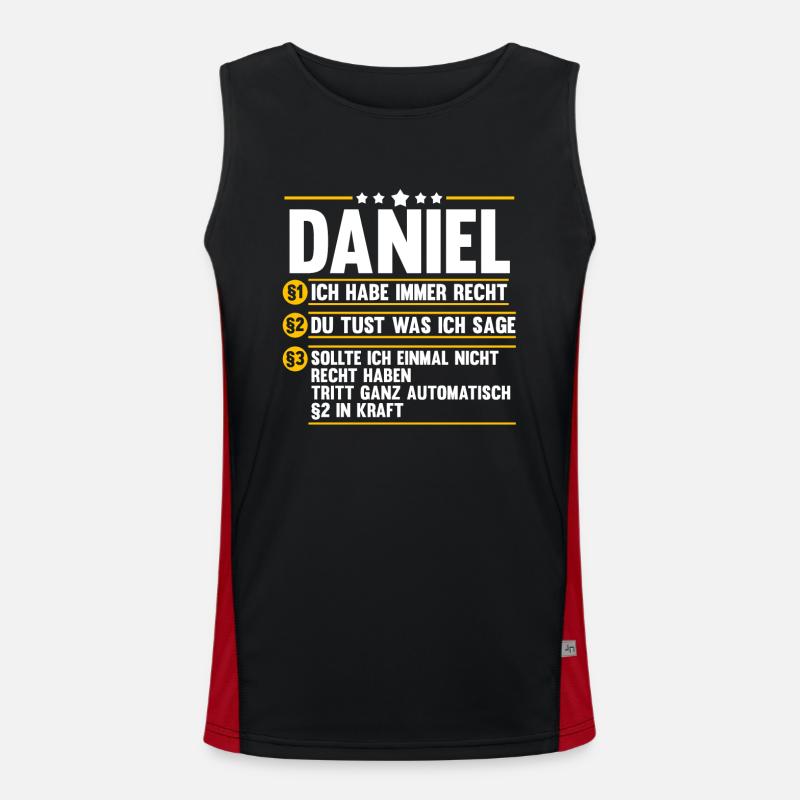 Daniel Funktionelles Kontrast-Tank Top für Männer 