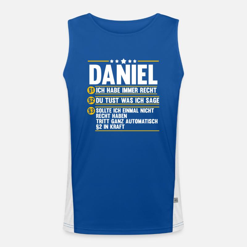 Daniel Funktionelles Kontrast-Tank Top für Männer 