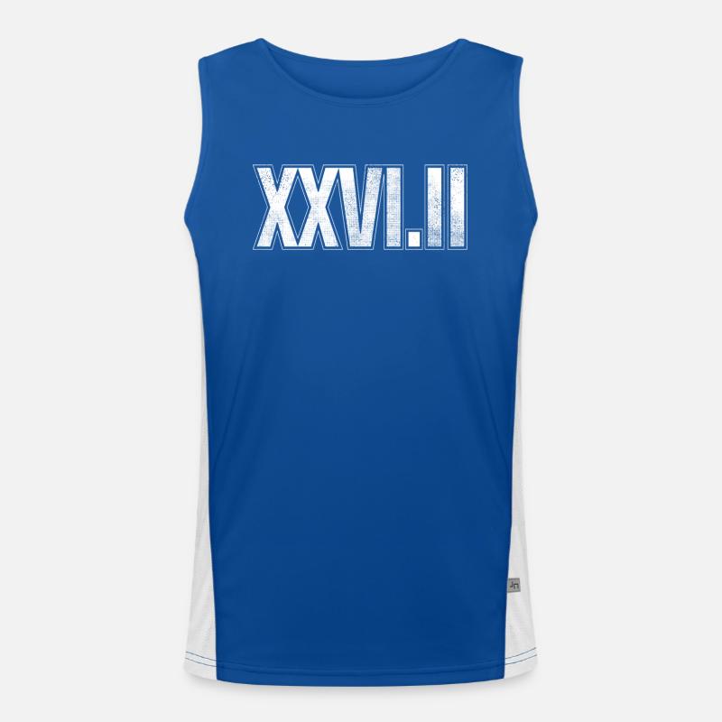 Marathon runner Men's Functional Contrast Tank Top 