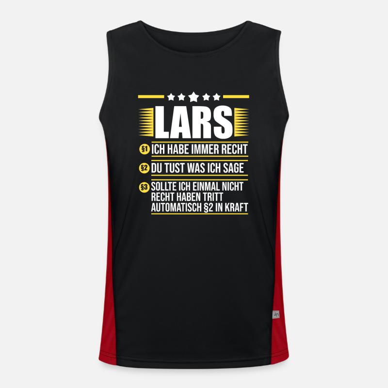 Lars Funktionelles Kontrast-Tank Top für Männer 