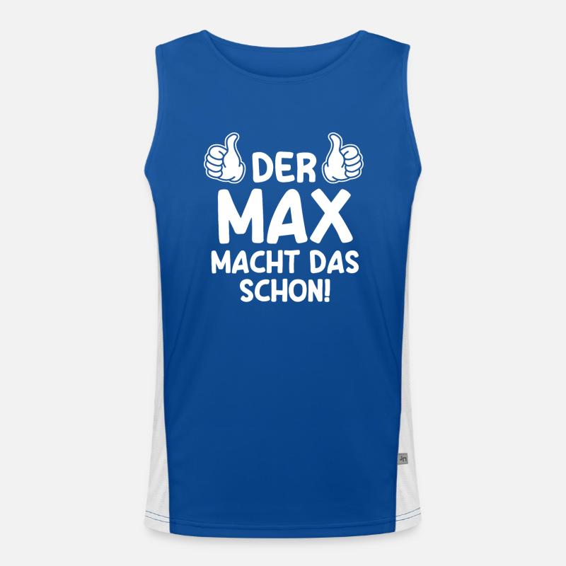 Max Men's Functional Contrast Tank Top 