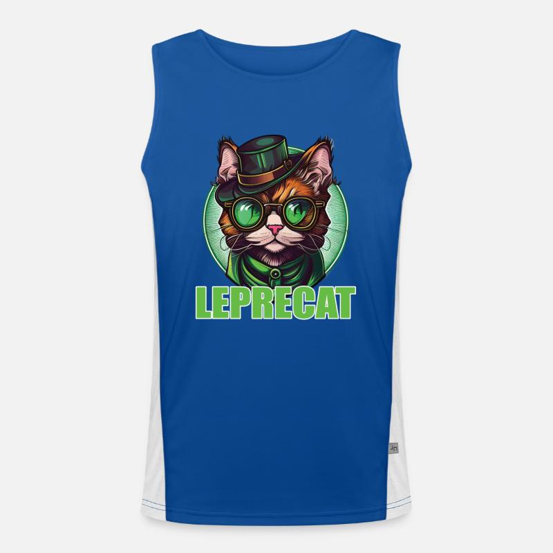 Chat de la Saint-Patrick Débardeur respirant contrasté Homme 